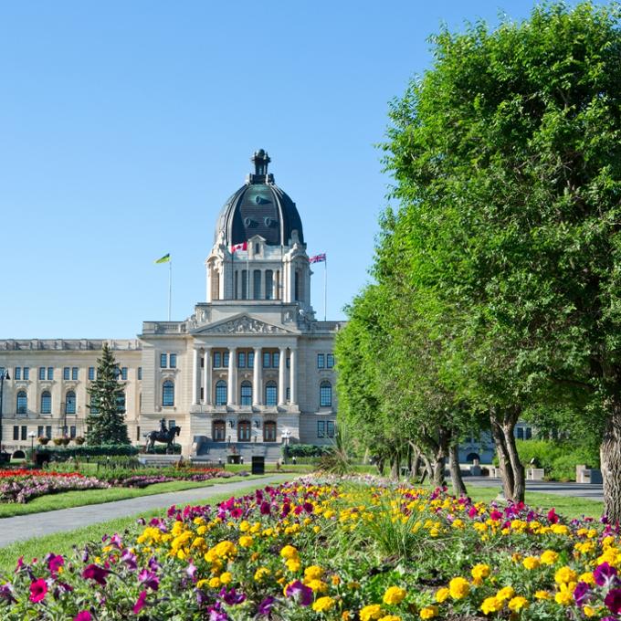 Saskatchewan Legislature gardens