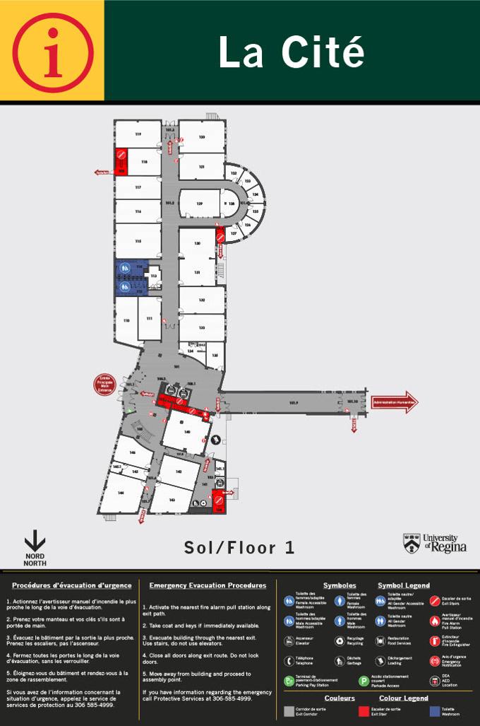 La Cité Building First Floor layout