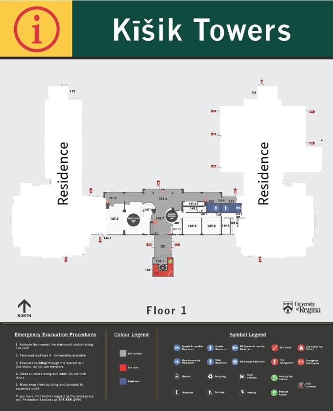 Kīšik Towers First Floor layout