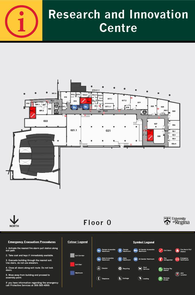 Research and Innovation Centre Floor Zero layout