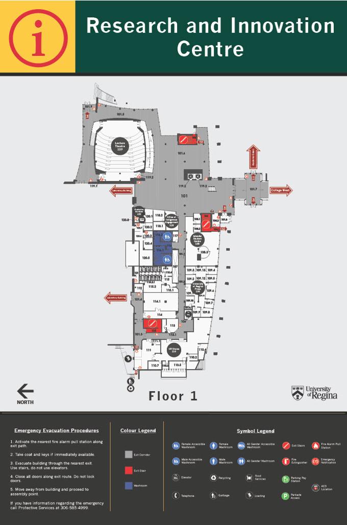 Research and Innovation Centre First Floor layout