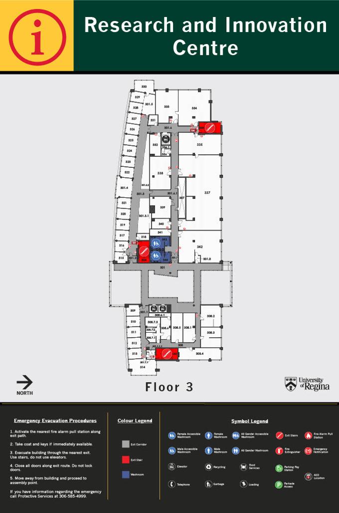 Research and Innovation Centre Third Floor layout