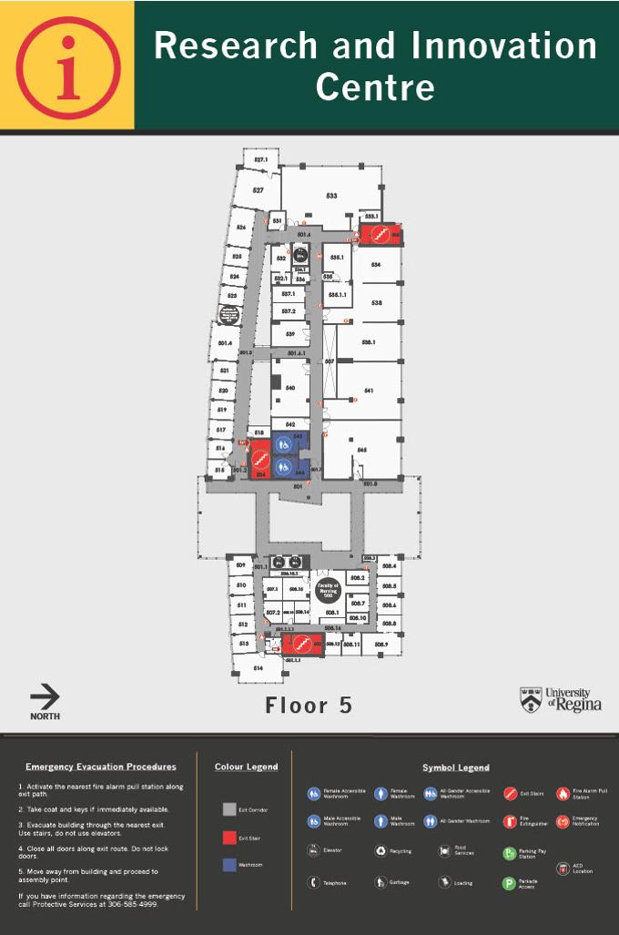 Research and Innovation Centre Fifth Floor layout