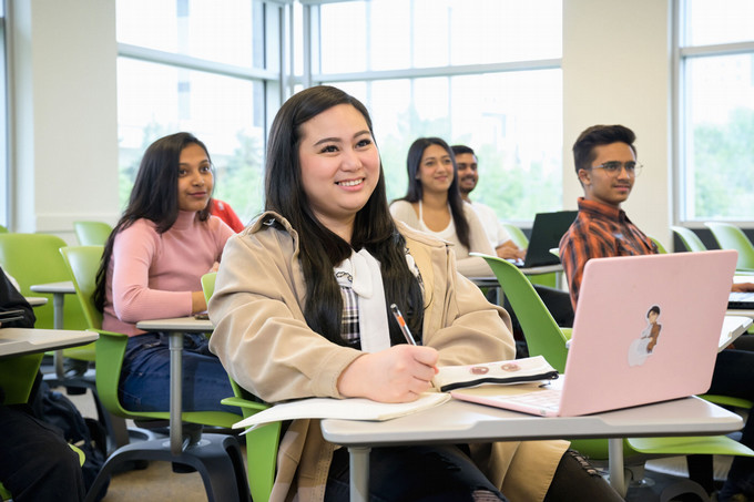 students in a classroom