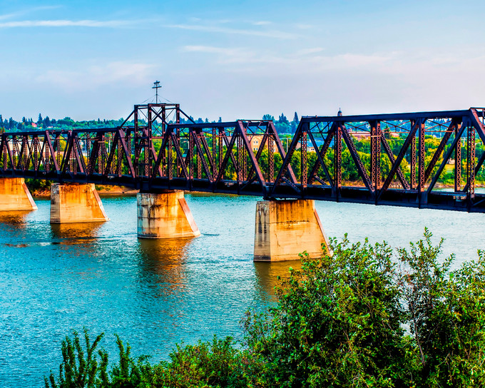 A bridge near Prince Albert