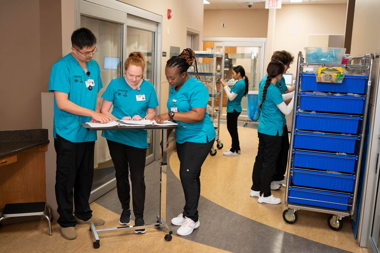 Nursing Students Standing