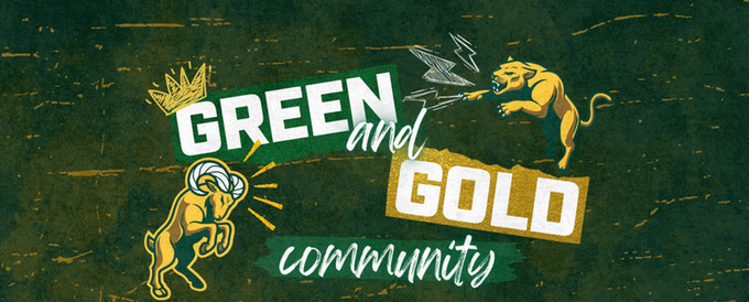 Green & Gold Community banner