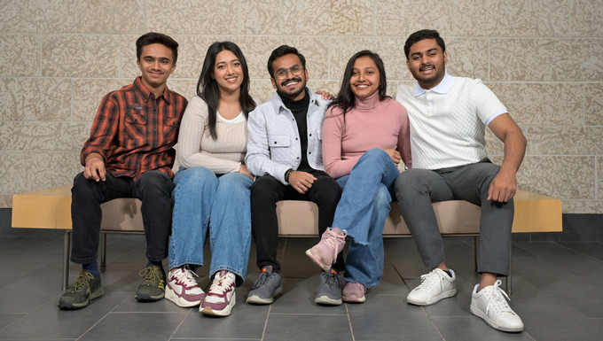 Five seated UofR students