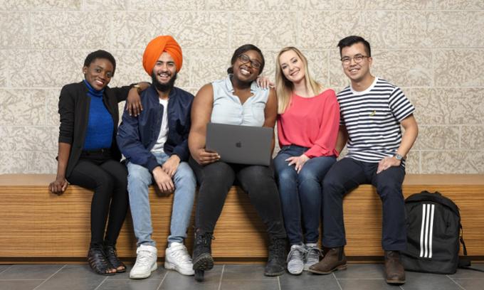 Five seated UofR students