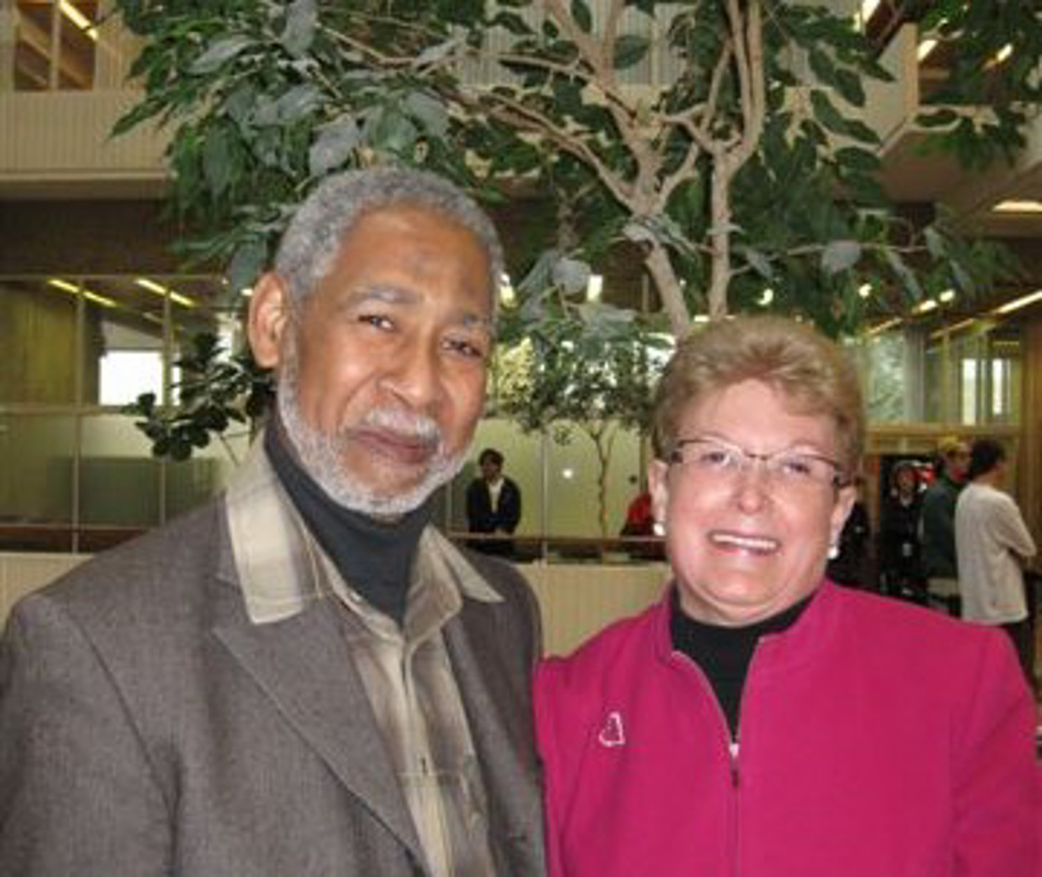 Betty St. Onge and her colleague