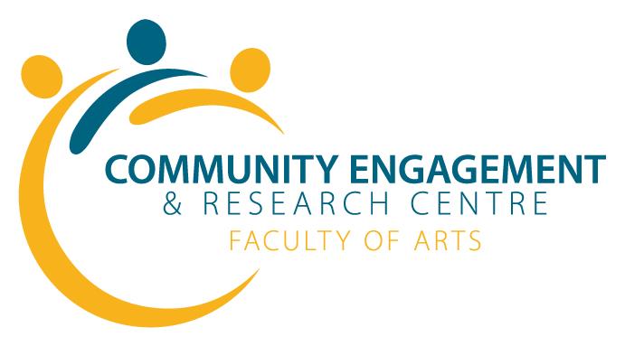CERC logo in yellow and blue; name of centre and 3 stick figures with their arms around each other
