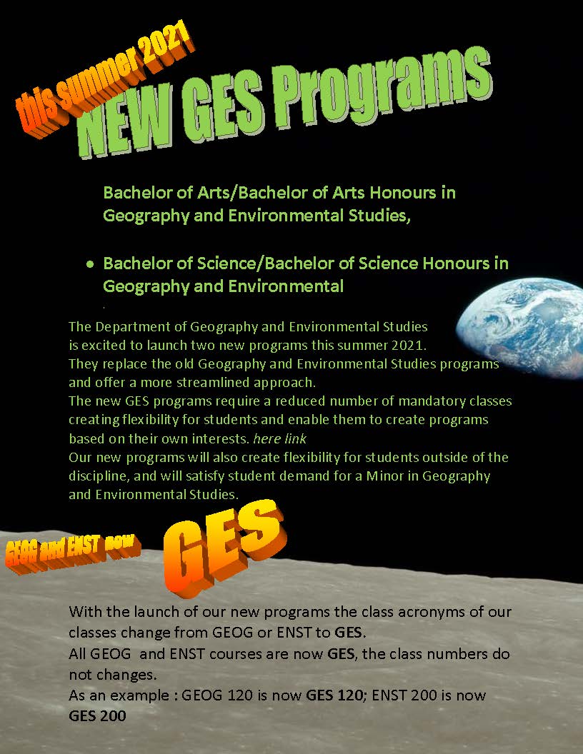 New GES Programs