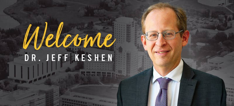Dr. Jeff Keshen will officially assume the role July 1.