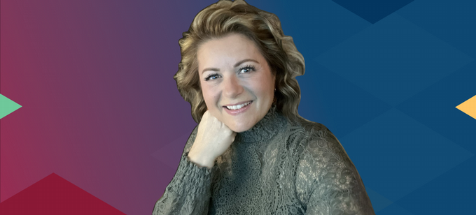 woman smiling