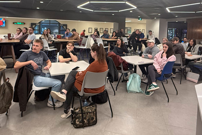 group of students in an event