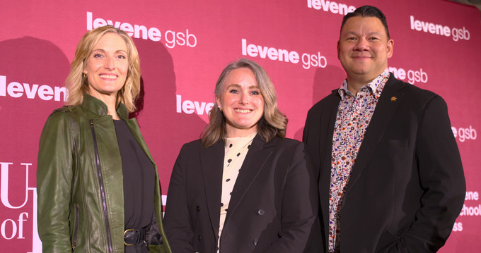 Dean Erin Oldford with Executives in Residences