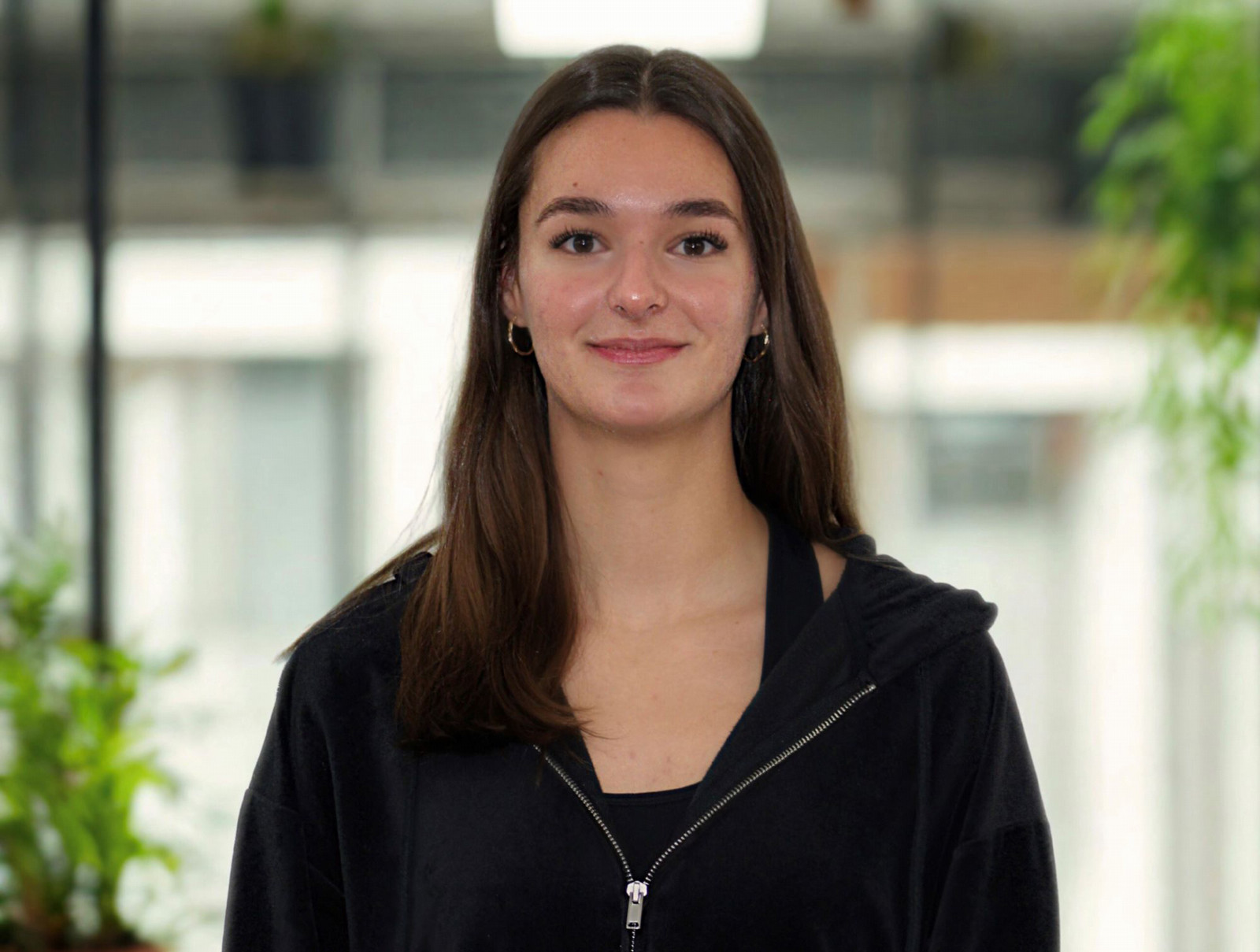 woman smiling