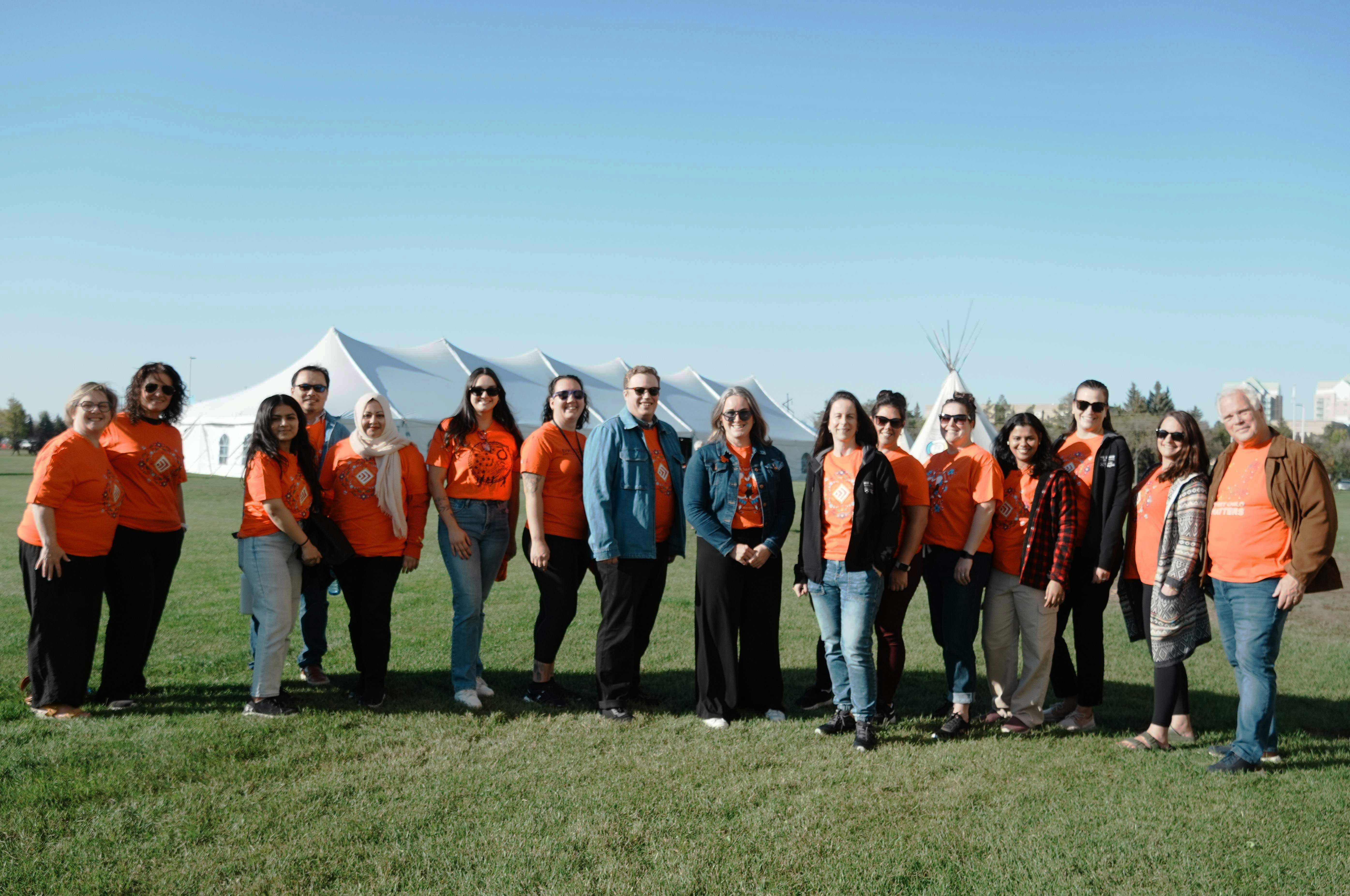 Hill Levene faculty and staff at annual Smudge Walk