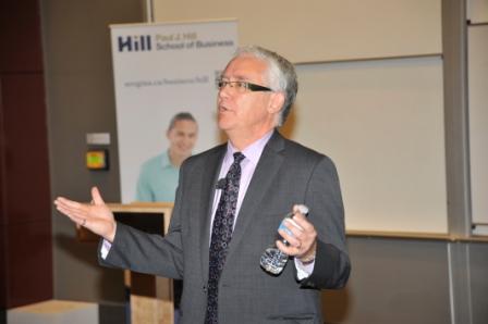 Gary Bosgoed, Senior Vice President and Location Manager of WorleyParsons was the Insight: UR Business Distinguished Speaker Series on October 22