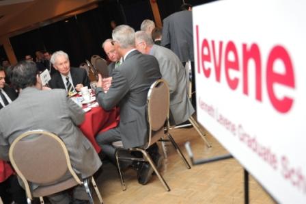 Ken Levene networks during the Levene Luncheon on May 7
