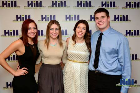 Hill Students Britney, Brittney, Kirsten and Tyler at the annual BSS Spring Gala on April 4