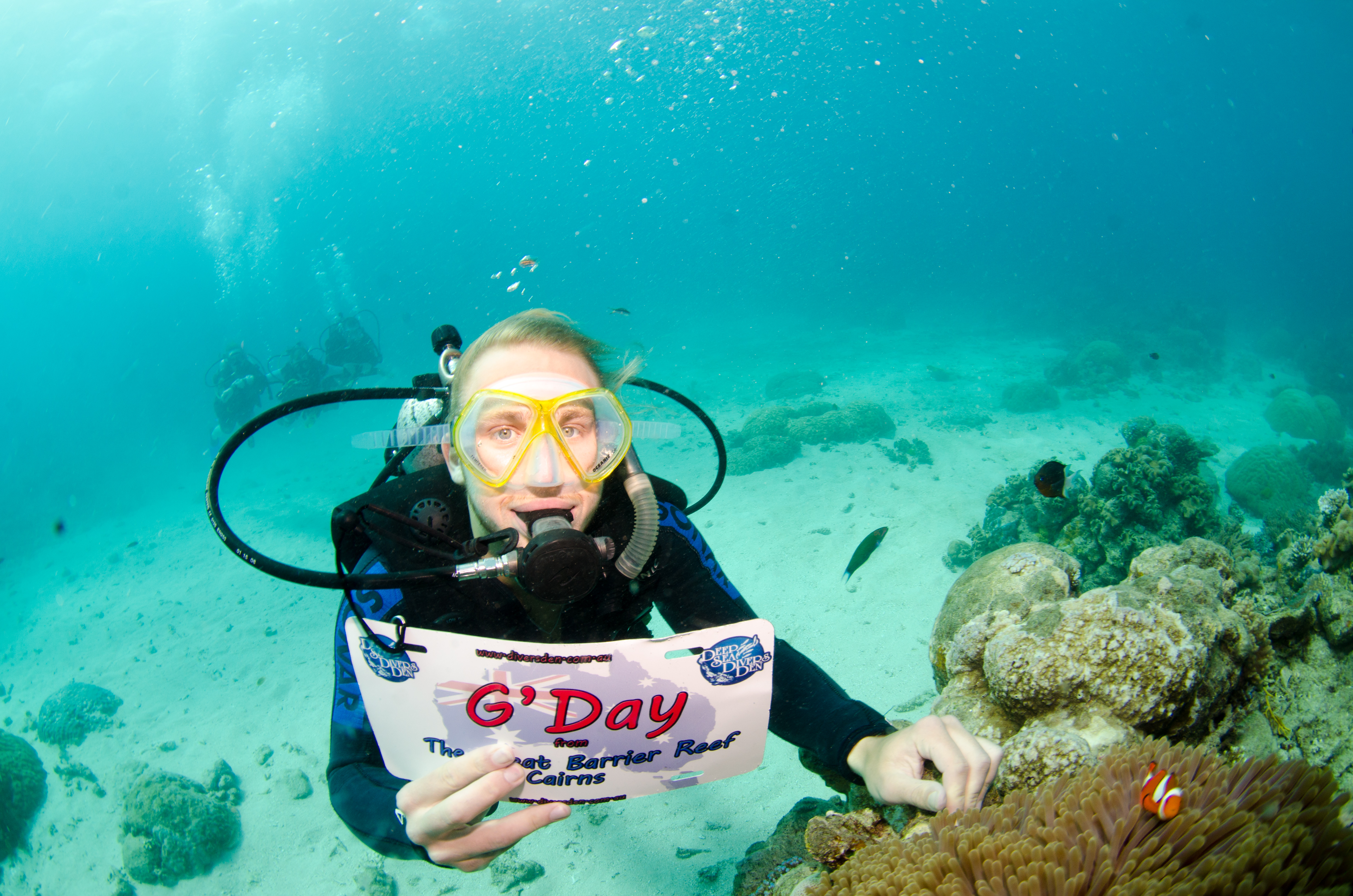 First Prize (selected by votes at UR International display): This was my first opportunity to swim with Nemo a.k.a. the clownfish. This was taken off the coast of Cairns at the Great Barrier Reef a couple weeks after I had finished up my semester in Sydney. Even through the mask you can still see me smiling! Photo submitted by Bryan Wilson who studied abroad in Sydney, Australia