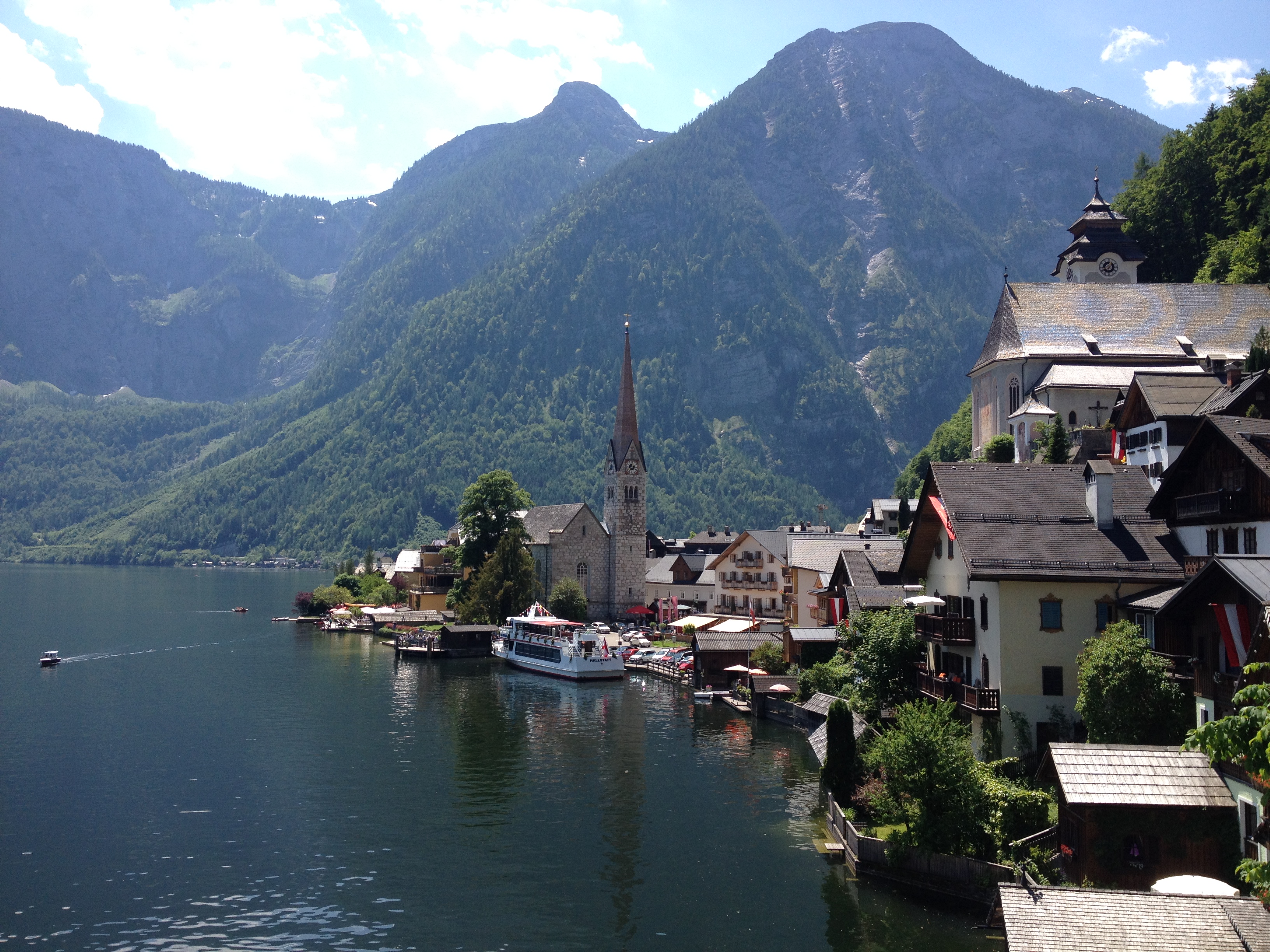 Second Prize (selected by votes at UR International display): This is the town of Hallstatt in Upper Austria. It sits right on the lake and the traditional Austrian culture can be felt here. The day we visited there was a national holiday and there were many decorated boats and swans on the water. The natural beauty is breathtaking. Photo submitted by Ashley Moran who took these pictures while studying abroad in Graz, Austria last semester through the ISEP exchange program.
