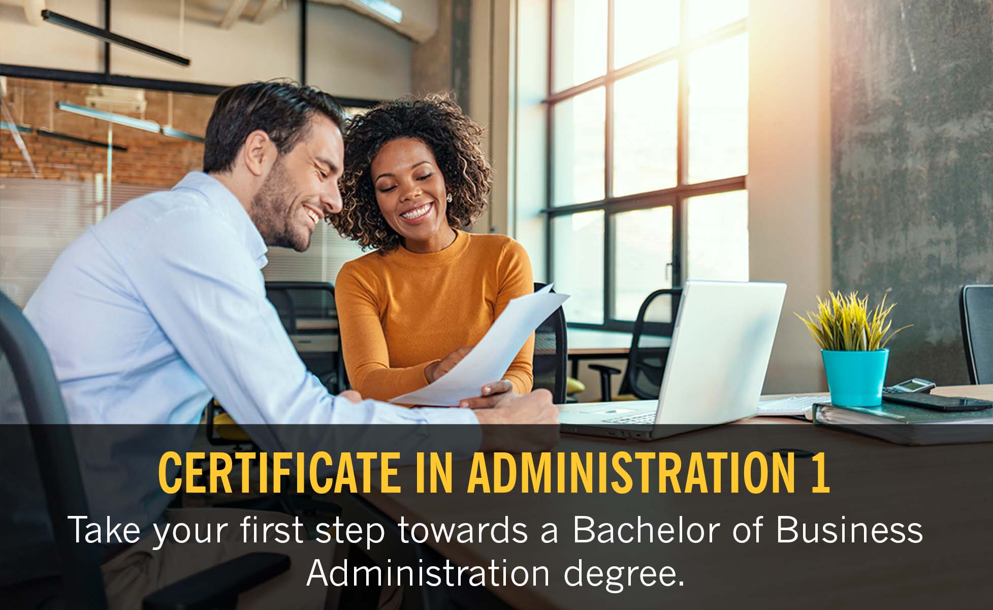 certificate in admininistration