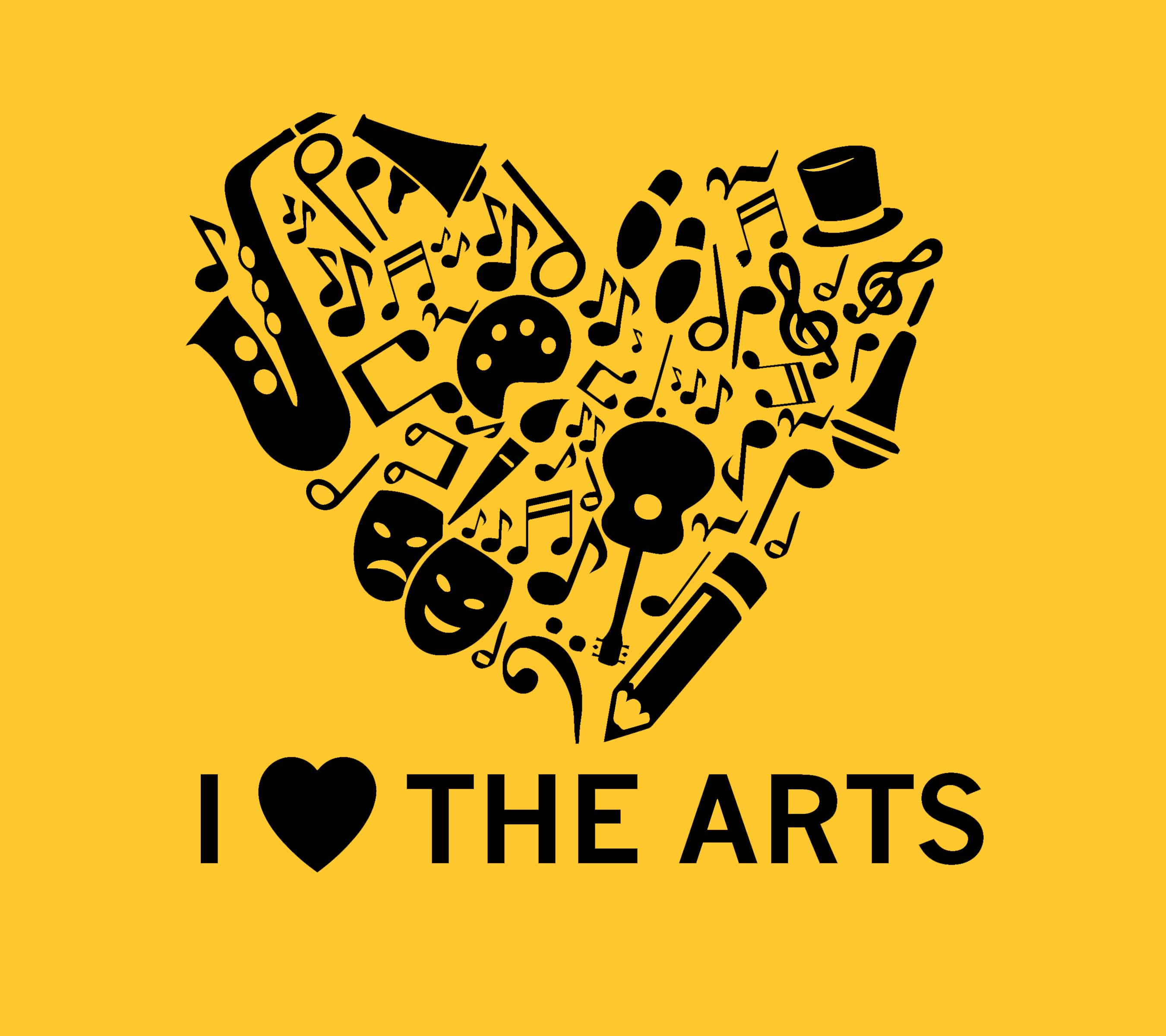I heart the arts logo-spring