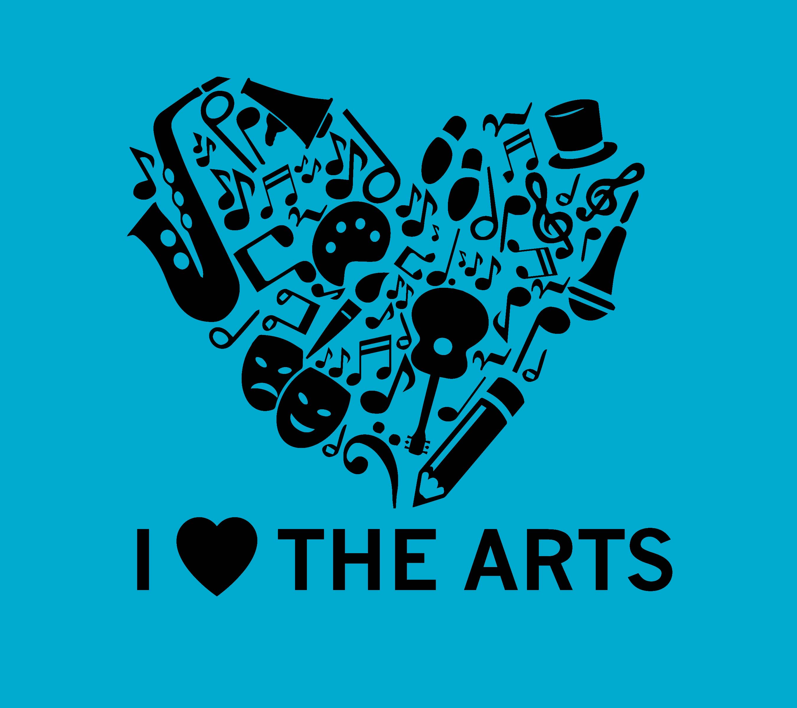 I heart the arts logo-winter