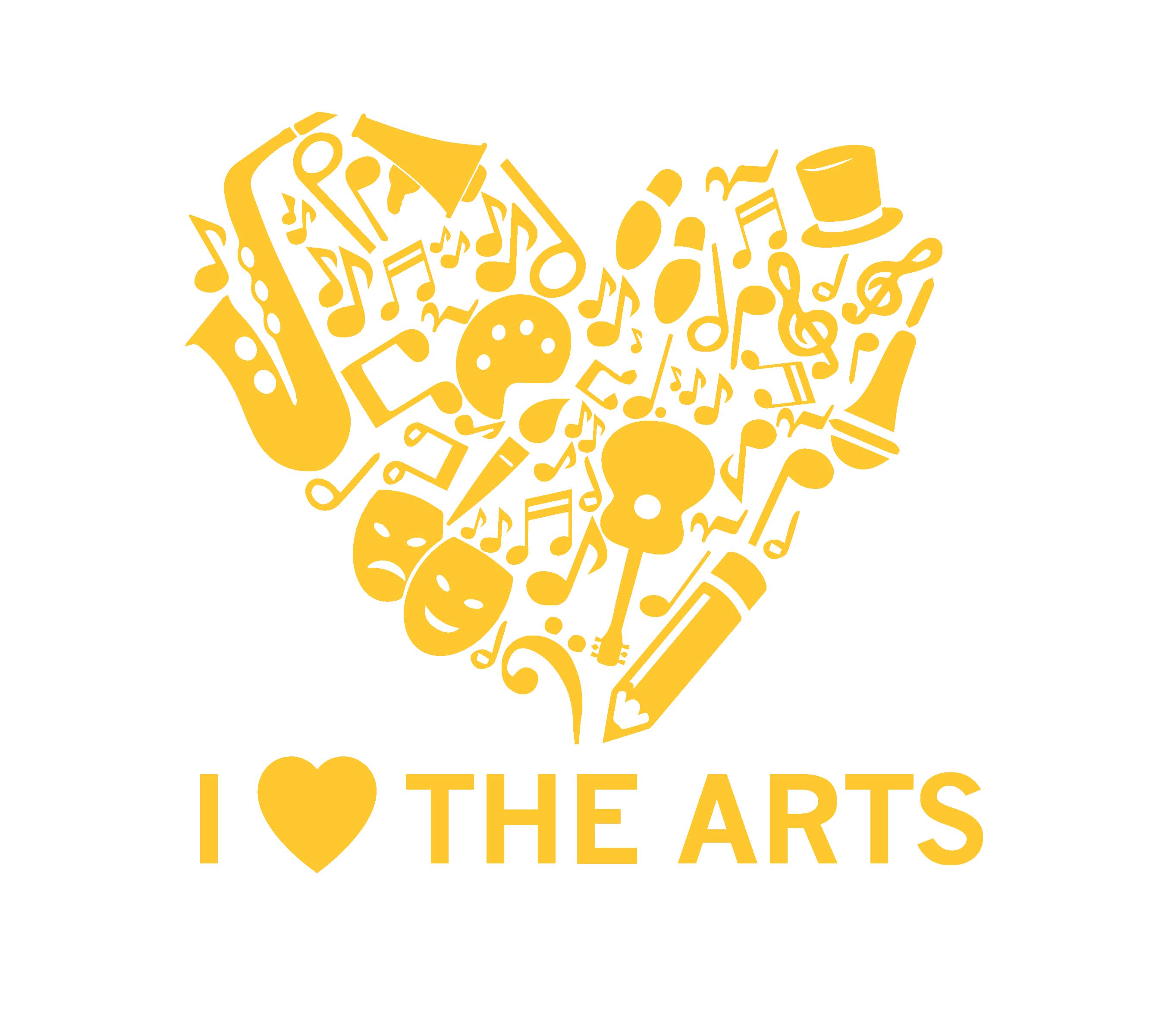 I heart the arts logo-spring-inverse