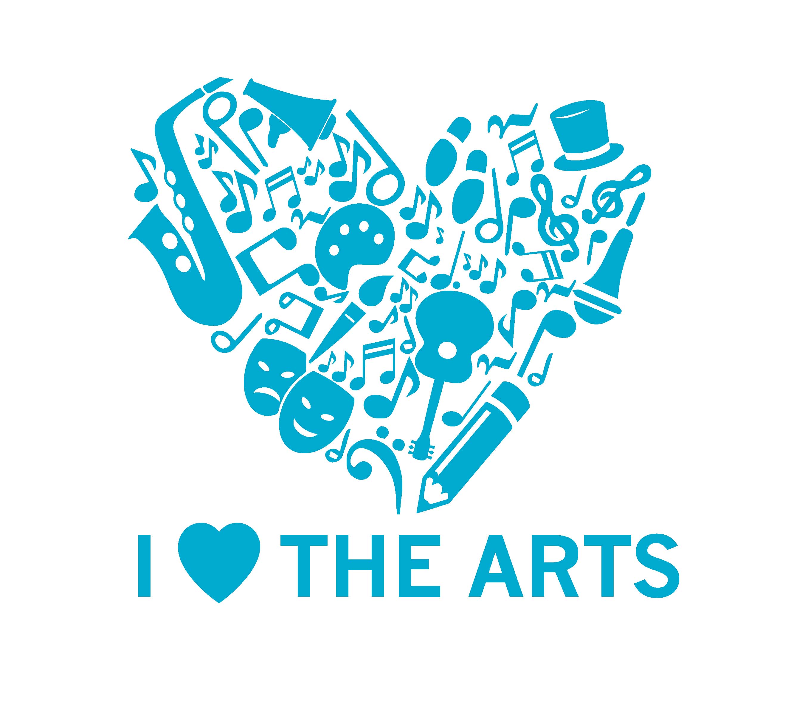 I heart the arts logo-winter-inverse