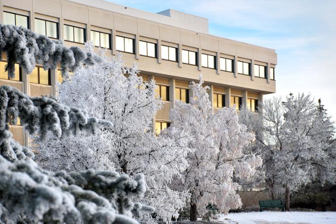 Education Building Winter