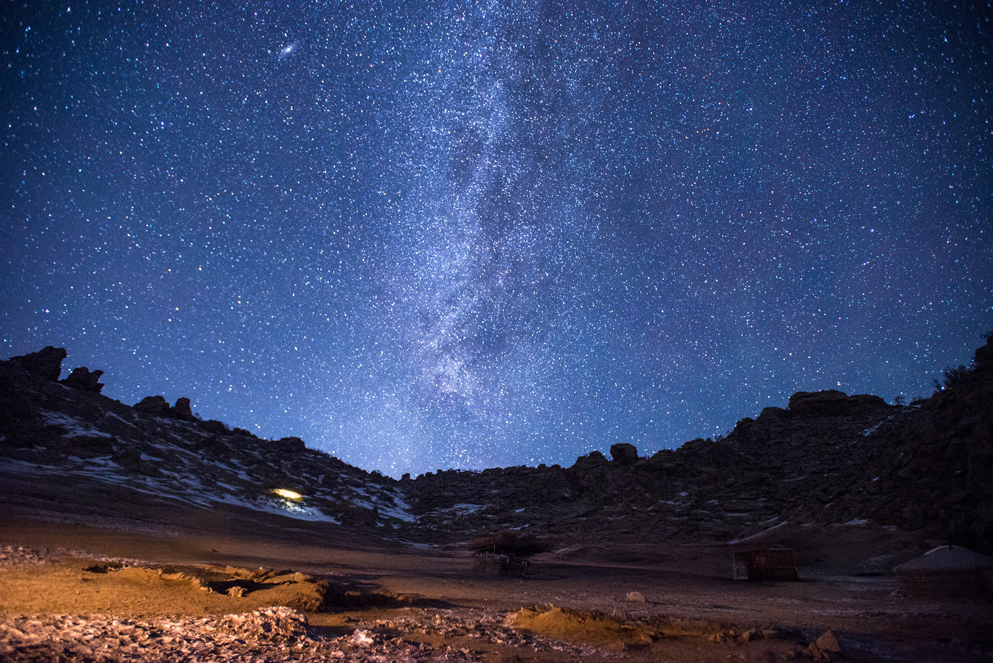 Milky way, Grassland National Park