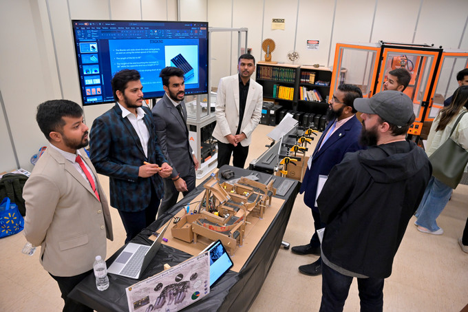 Students from PD 2024 demoing their project