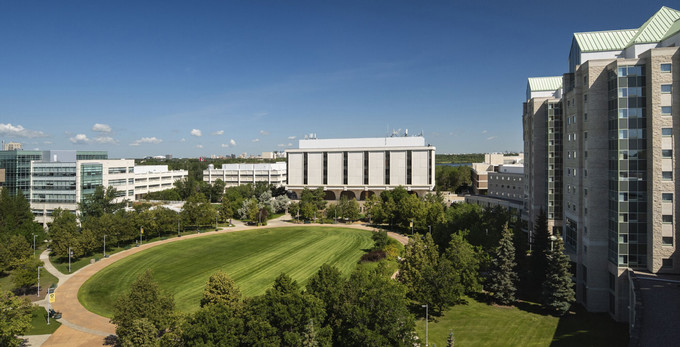 Semi-Aerial view of University of Regina