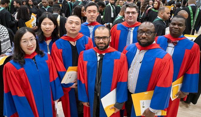 Students graduating