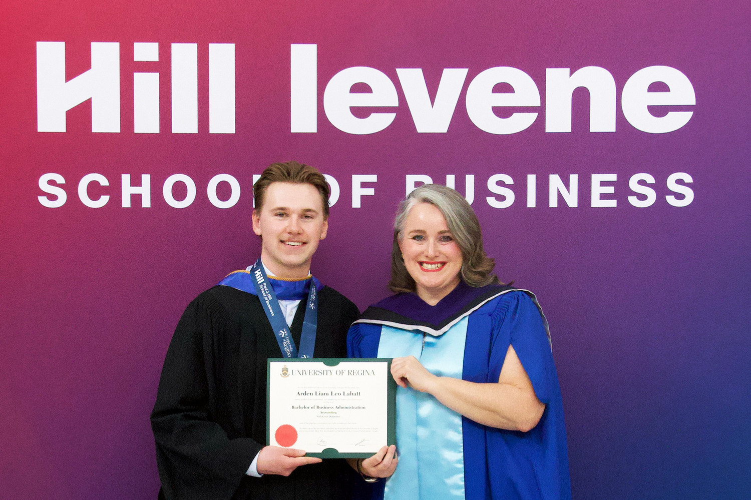 Arden Labatt with Dean Oldford