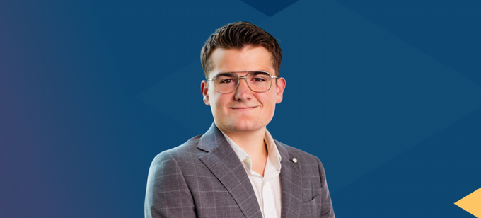 man smiling