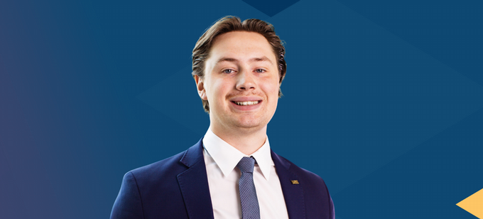 man smiling