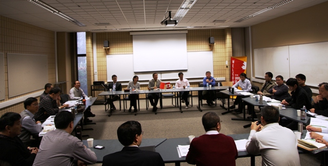 Leadership For The Future - Group discussion at the Global Learning Centre (U of R)