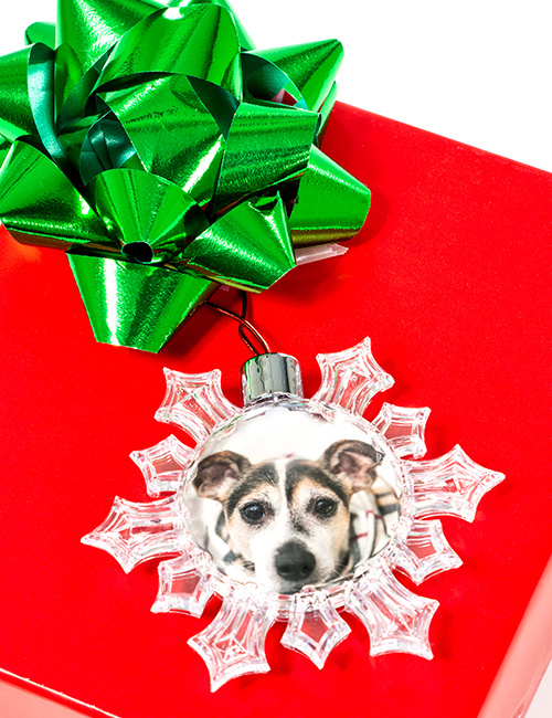 >Personalized Snowflake Ornament