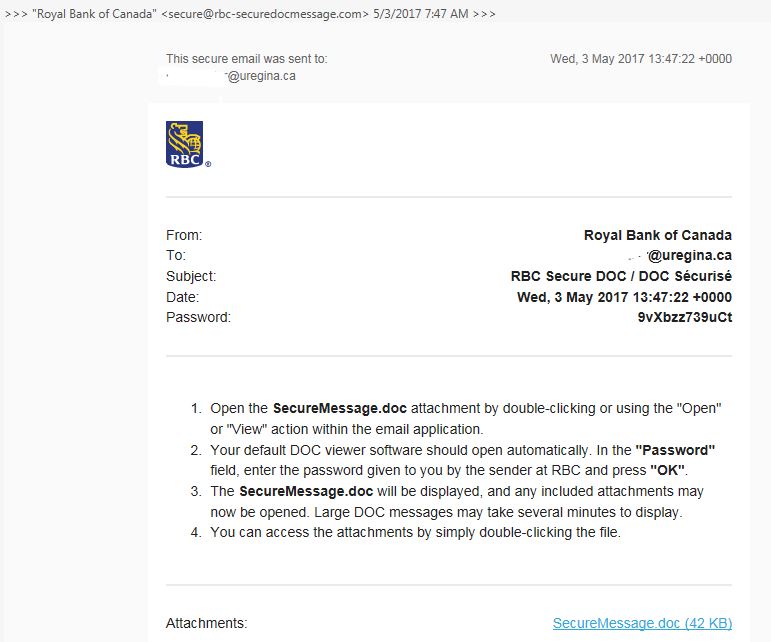 RBC Email Campaign