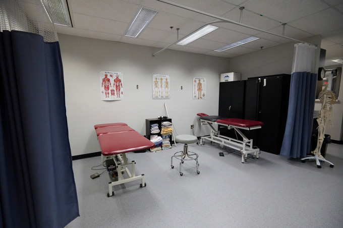 Athletic Therapy assessment area in clinic
