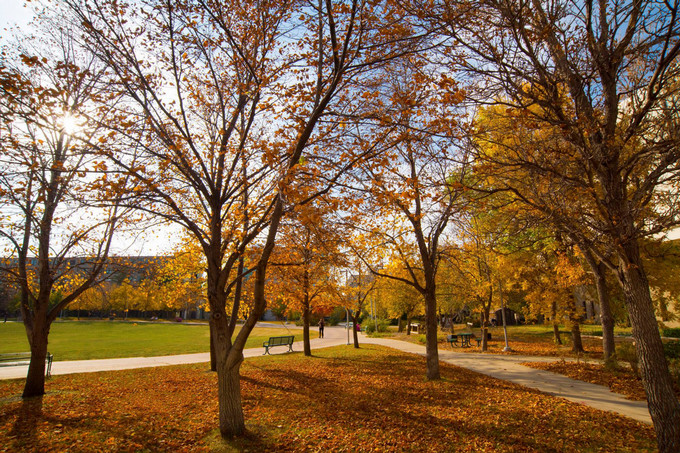 u of r campus shot
