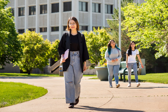 A person walking