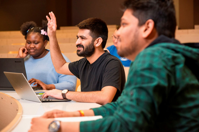students in classroom