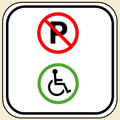 Accessible Parking Only