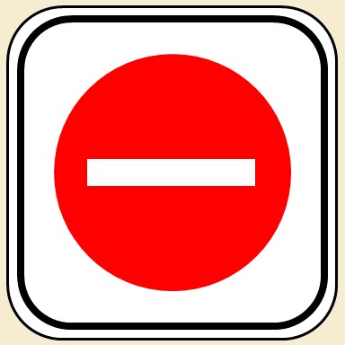 Do Not Enter Sign