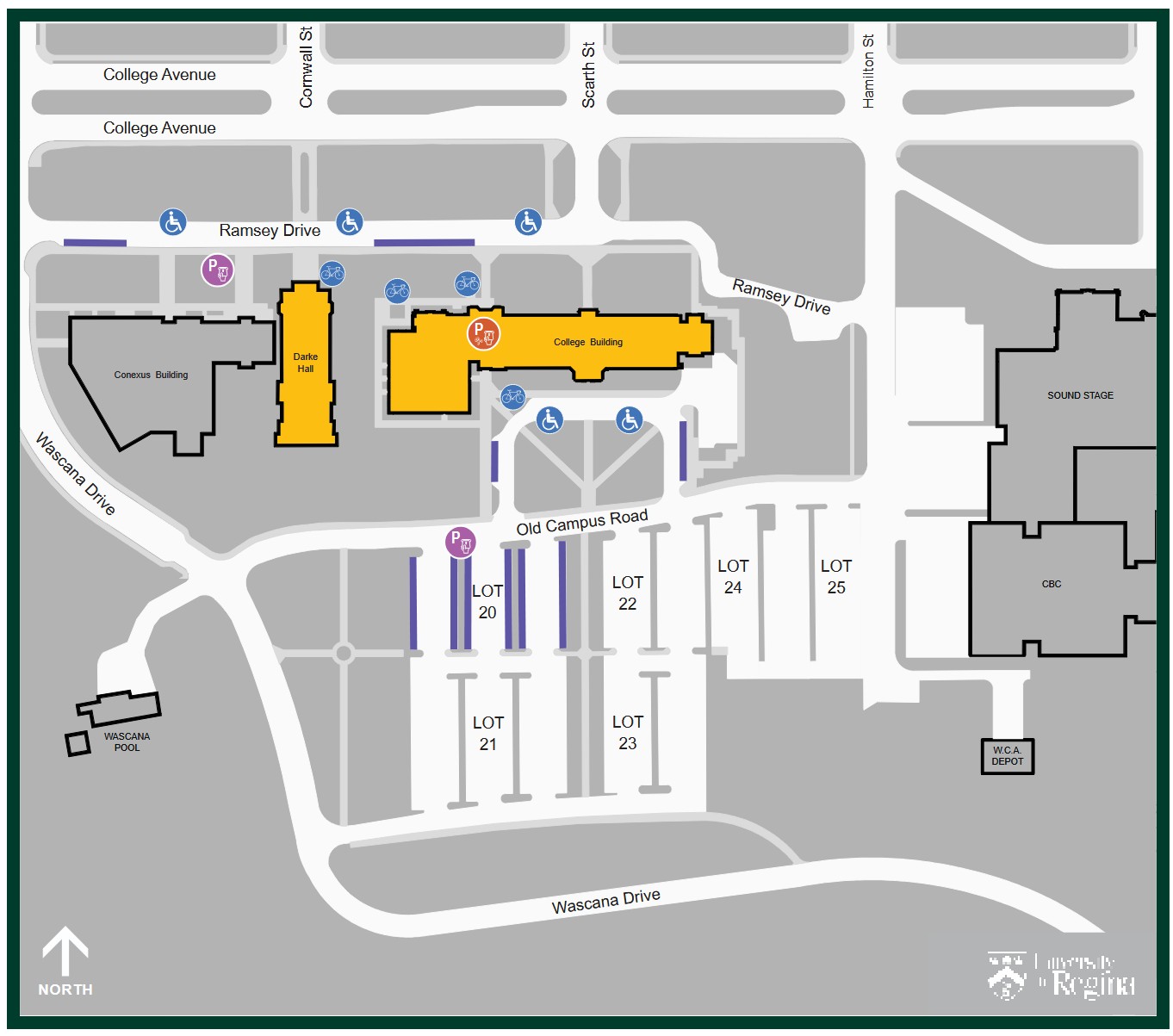 College Avenue Map